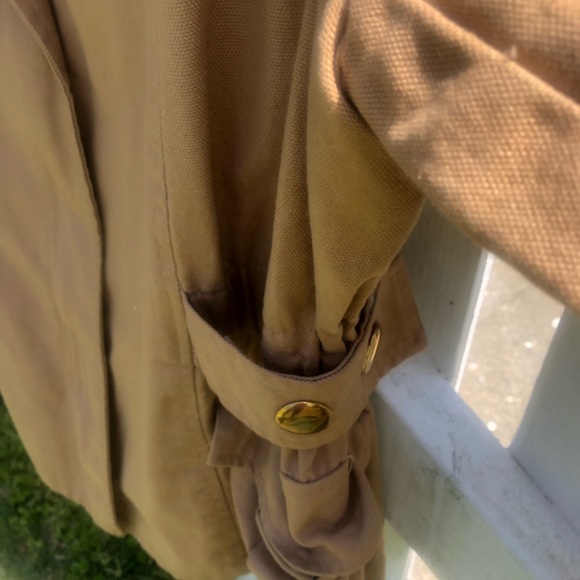 Anthropologie Sunner fawn color lightweight jacket, Medium, EXCELLENT CONDITION - Picture 7 of 9